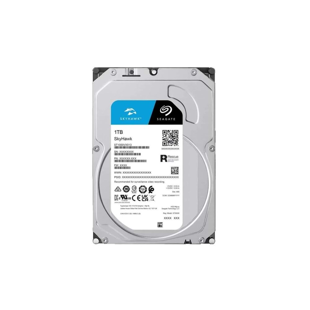 SEAGATE 1TB SKYHAWK 7/24 HDD (ST1000VX013)