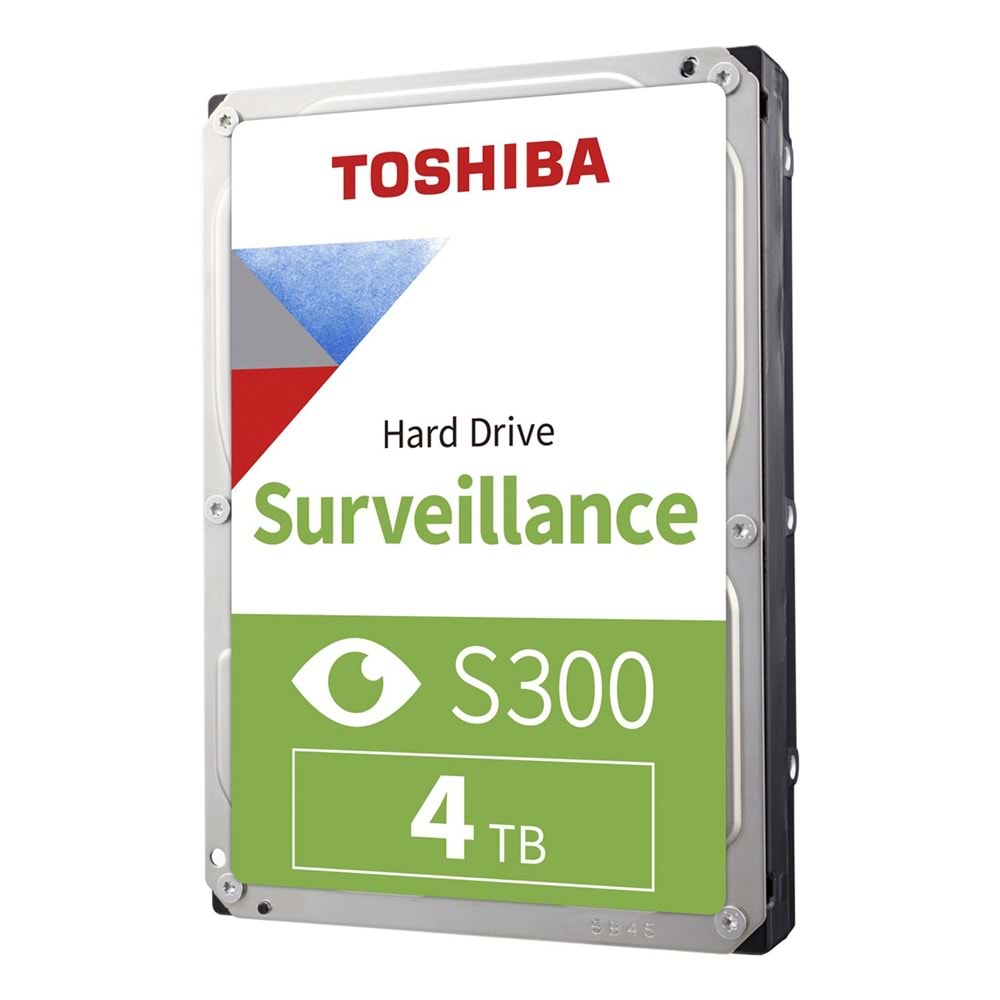 TOSHIBA S300 4TB 5400RPM 128MB 7/24 DVR,NVR için Güvenlik HDD