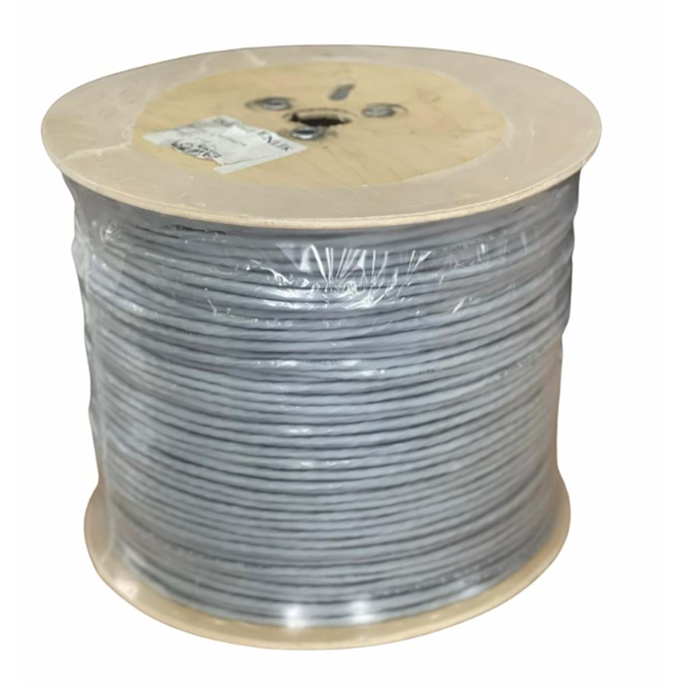 TRİA CAT6 U/UTP 4X2X23AWG BAKIR/CCA 500 MT PVC MAKARA