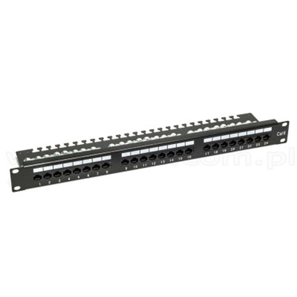 EUROLİNK 24 PORT CAT6 BOŞ PATCH PANEL