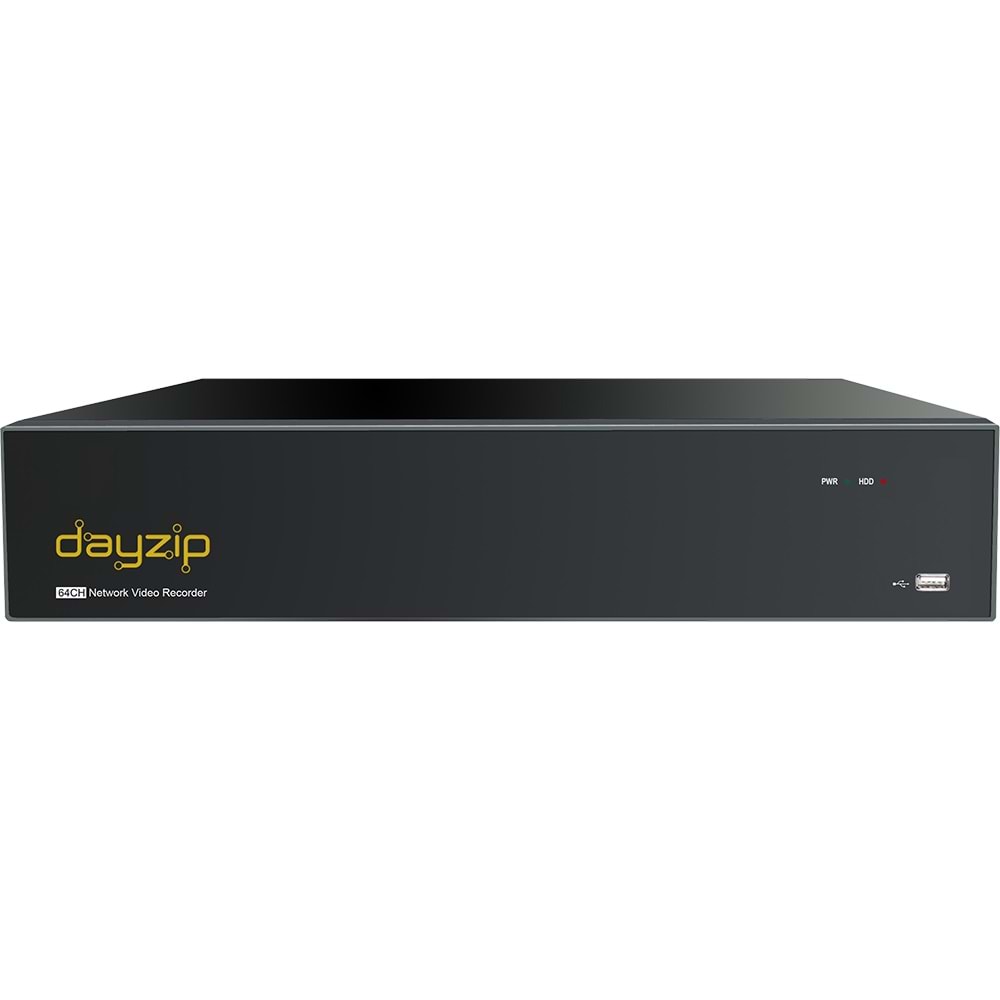 DZ-9864R 64 KANAL 4K H.265 Nvr 640Mbps 8*10TB RAİD