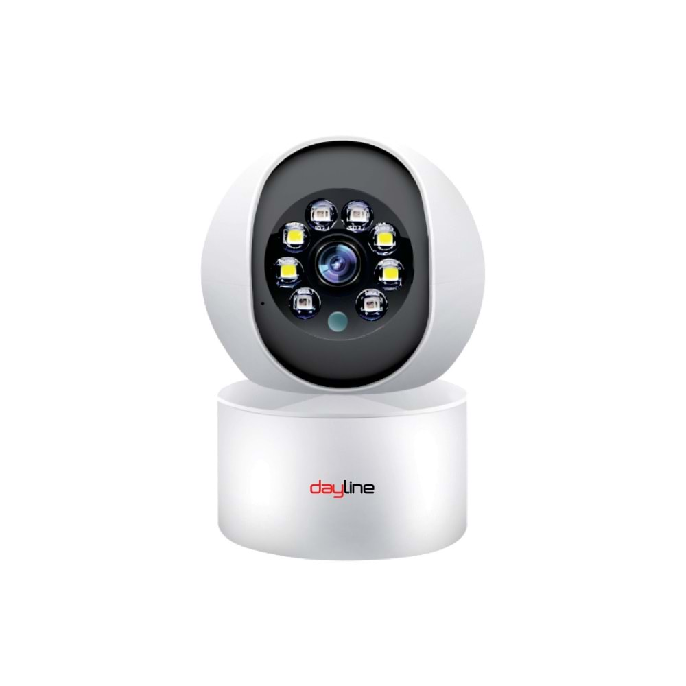 DL-105 3MP Wifi 3.6mm Analiz, Akıllı Gece Görüş,Çift Yönlü Ses PT Kamera