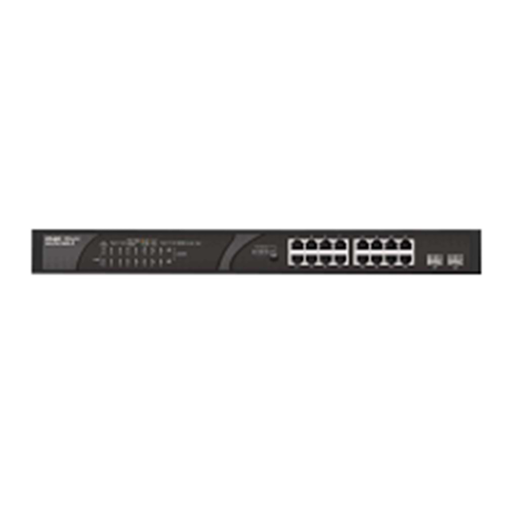 RUIJIE REYEE RG-ES118GS-P 16 PORT 10/100/1000 16 PORT POE 2 X SFP 247W YONETILEMEZ RACK MOUNT SWITCH