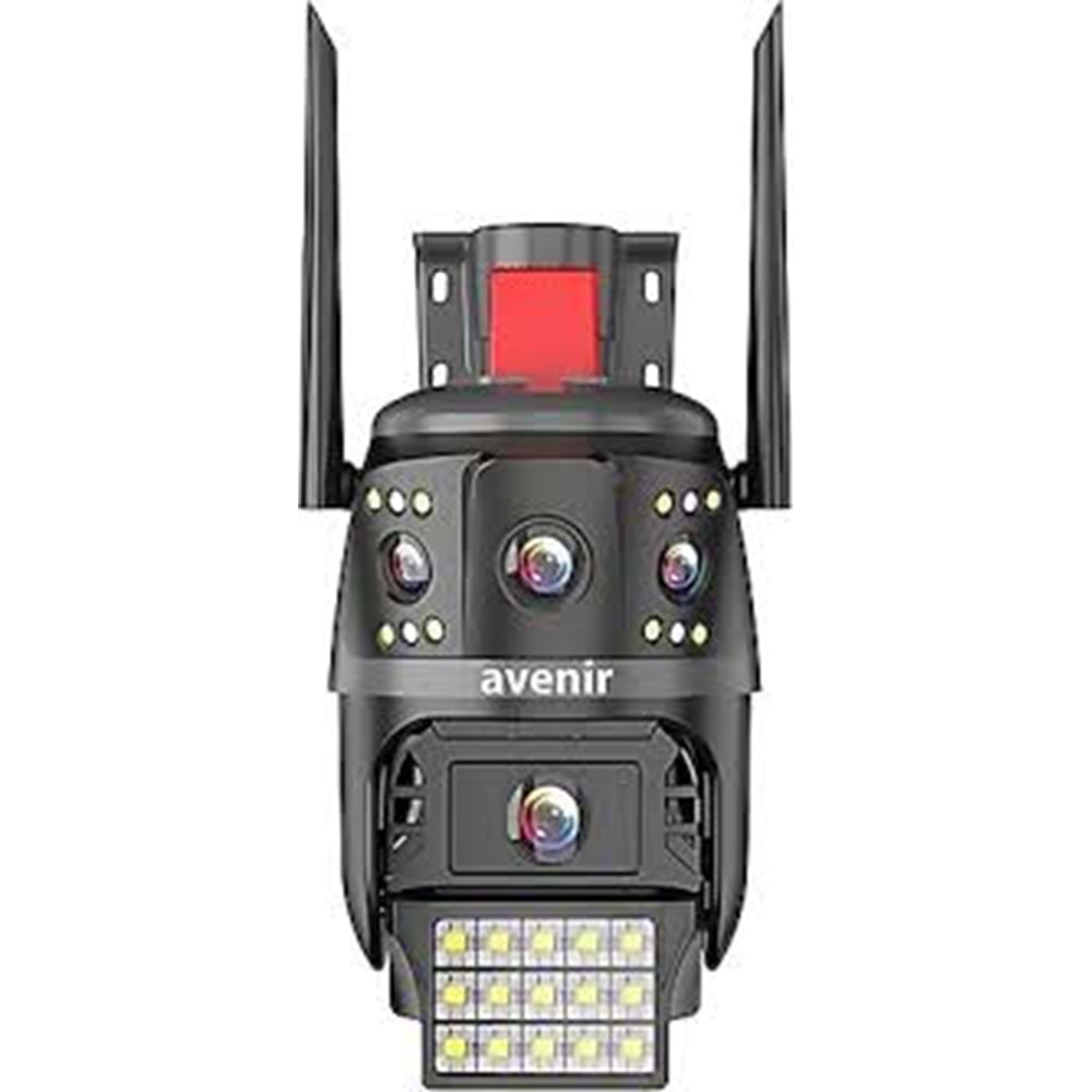 Avenir Av-S313 4mp 2 Kameralı Gece Görüşlü Sesli Onvif Alarmlı Wifi Kamera
