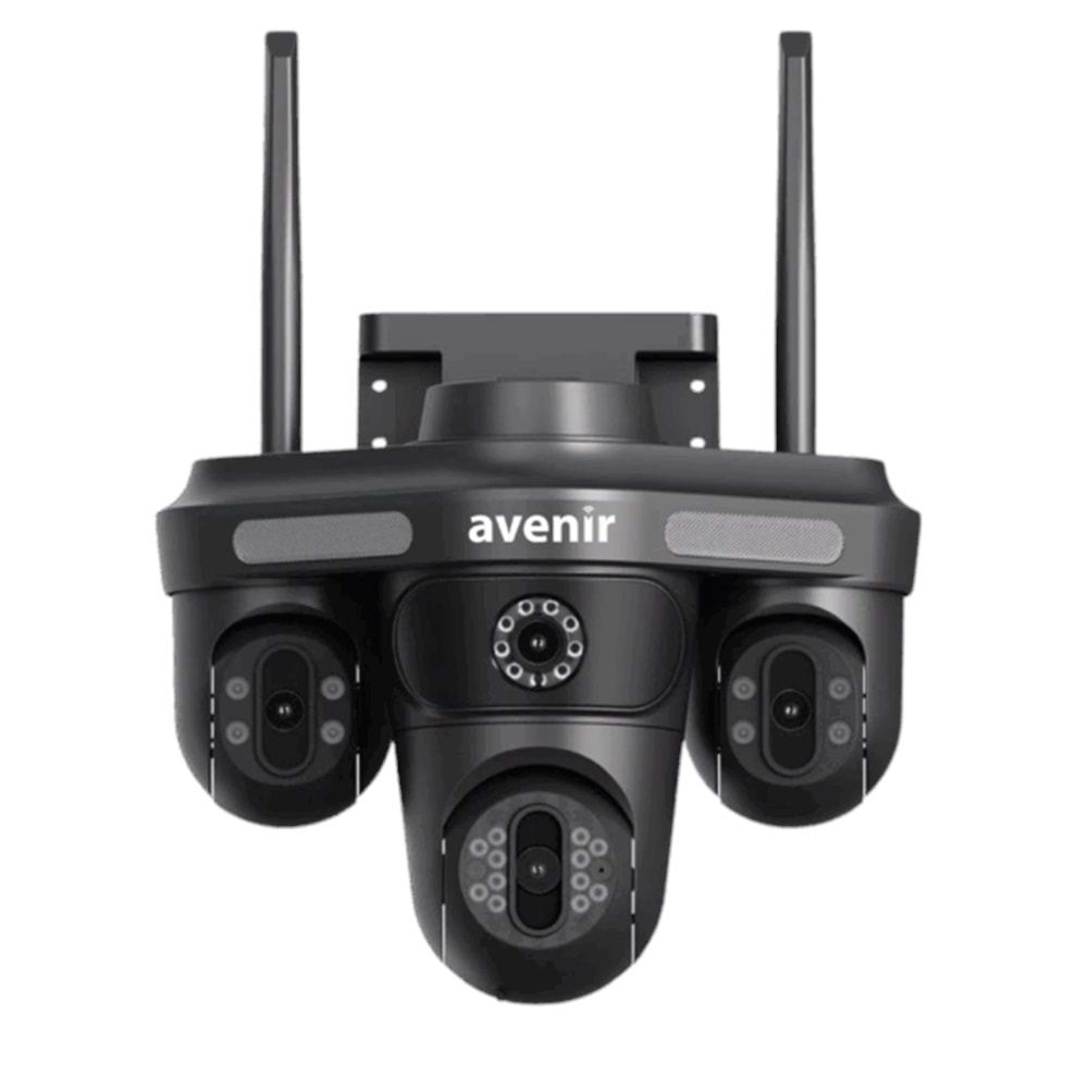 AV-S316X 4 Kameralı 16MP 10X Zoom 3 PTZ Dönebilen Wifi Sesli Kamera