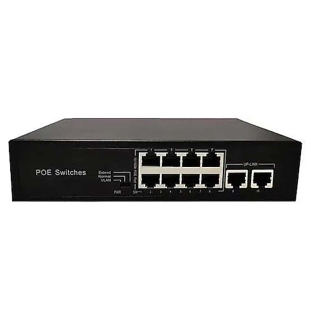 ODS-8P2U 8 PORT 10/100 POE SWİTCH