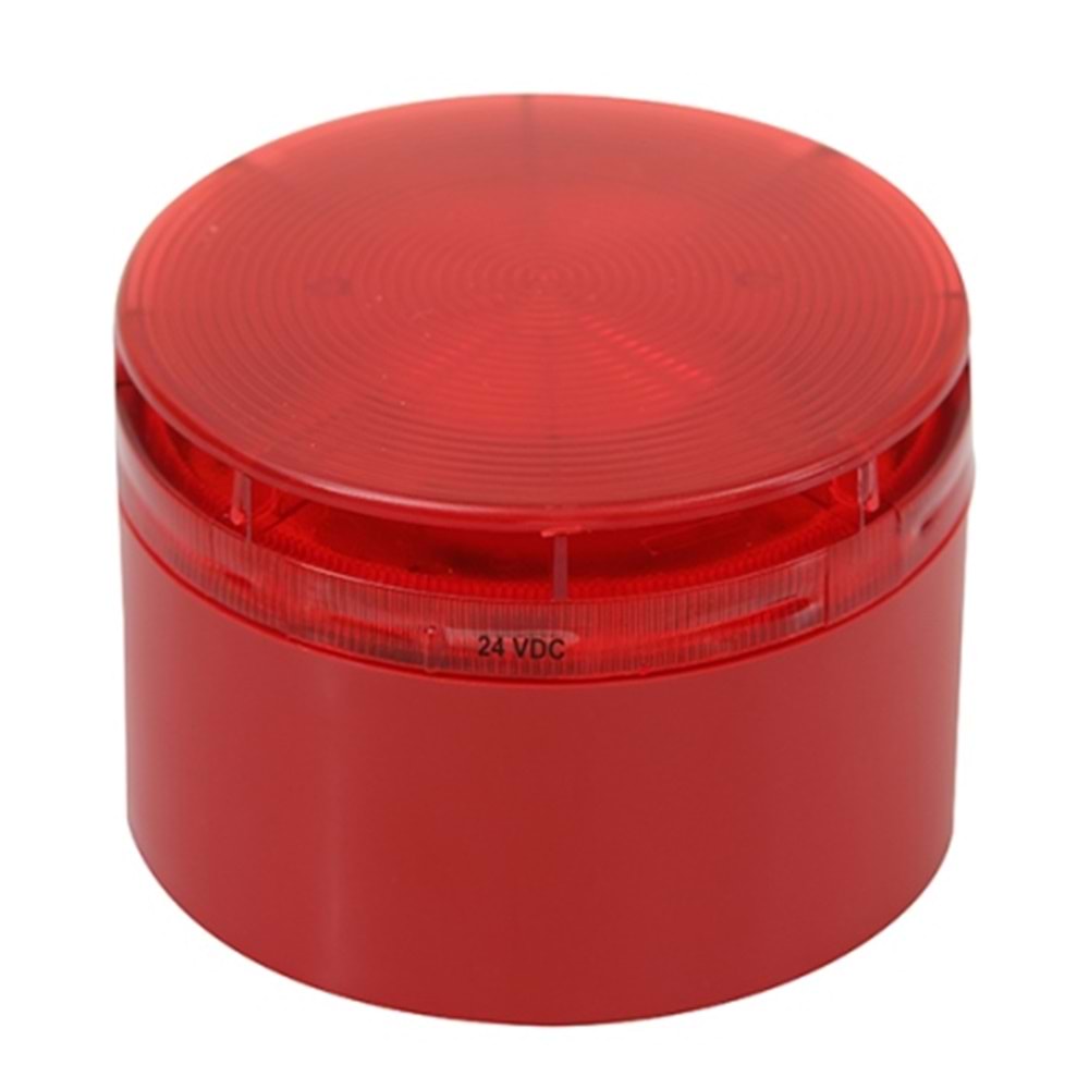 ELEKS EFİRE AS1224-LED 24V DC KONVANSİYONEL YANGIN İHBAR SİRENİ