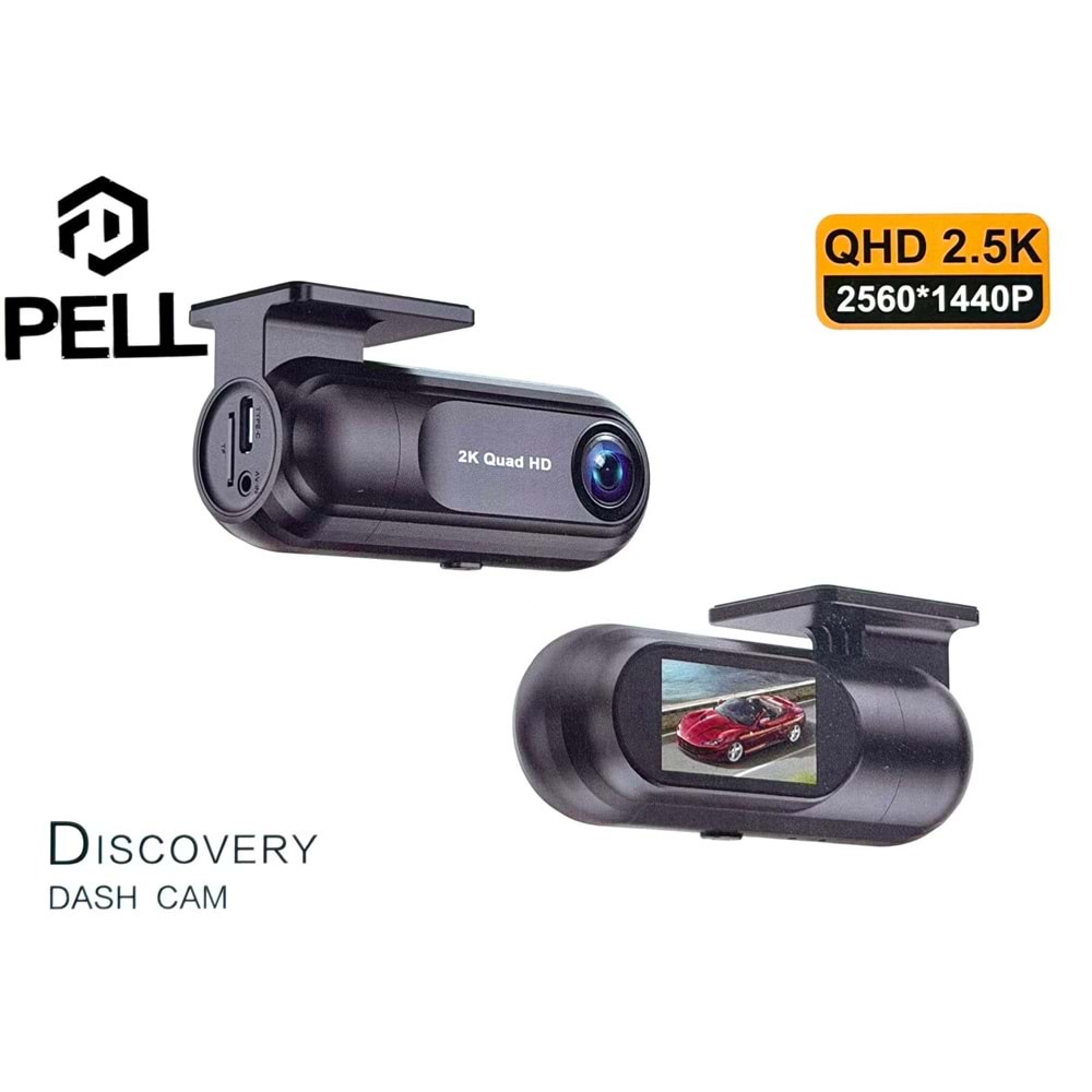 PELL V40 1 Kameralı 2K Araç Kamerası Wifi