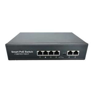 DL-3304P 4-POE Portlu, +2 Port RJ45 Ethernet Network Switch