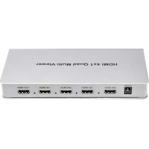 HDMI Switch 4 in 1 Out with Quad MultiViewer