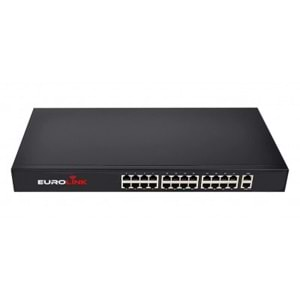 EC-SW24-POE 24 PORT 10/100 POE +2 UPLİNK GİGABİT