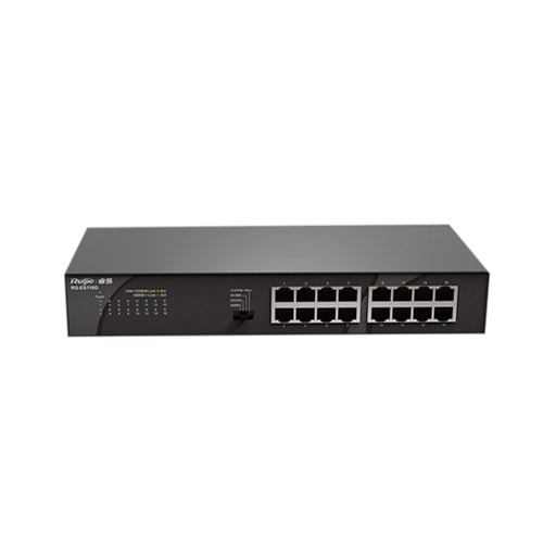 RUIJIE REYEE RG-ES116G-L 16 PORTLU GİGABİT METAL KASA
