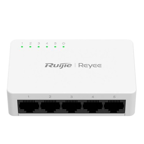 RUIJIE REYEE RG-ES05G-L 5 PORT 10/100/1000 GİGABİT SWİTCH PLASTİK KASA