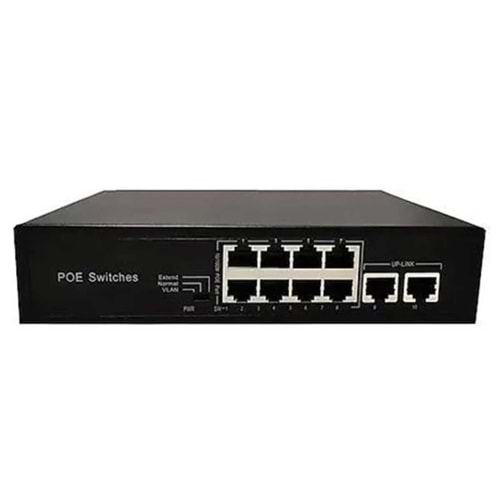 ODS-8P2U 8 PORT 10/100 POE SWİTCH