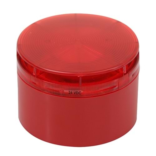 ELEKS EFİRE AS1224-LED 24V DC KONVANSİYONEL YANGIN İHBAR SİRENİ