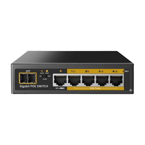 DZ-GPS204 4 PORT FULL Gigabit Switch 4+1+1