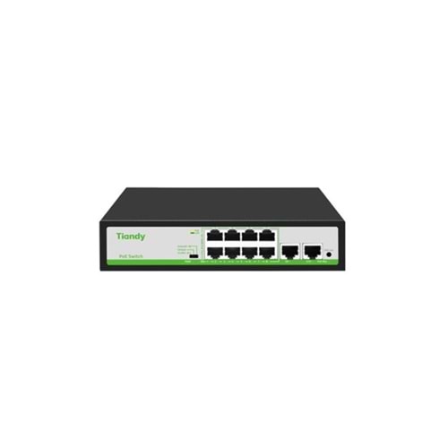 TC-P3S010 Spec:H/0820/AT/90 8*10/100Mbps PoE Ports + 2*100/1000Mbps RJ45 Uplink Ports