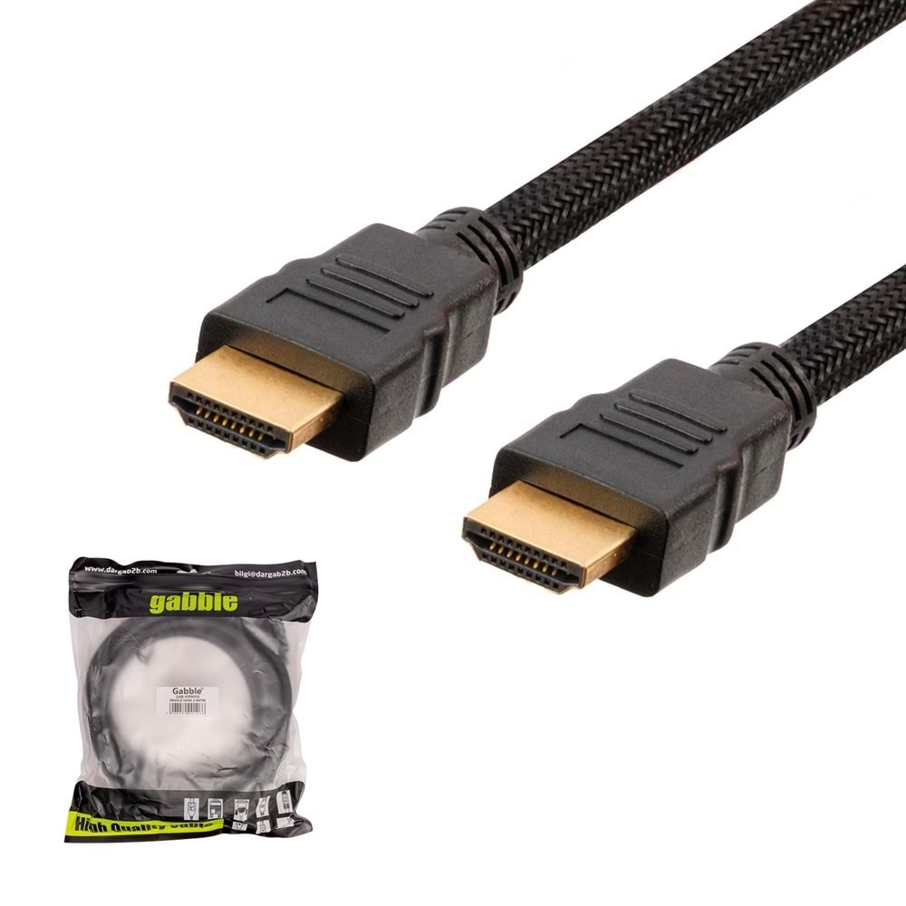 GABBLE GAB-H1403 3MT BLACK HDMI 1.4V CABLE NIYON